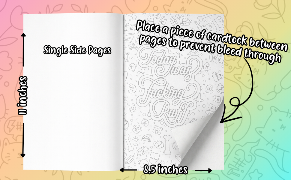 Swear & Trace: Hilariously Naughty Swearing Ink Tracing Coloring Book - Perfect Relaxing & Funny Gift For Adults