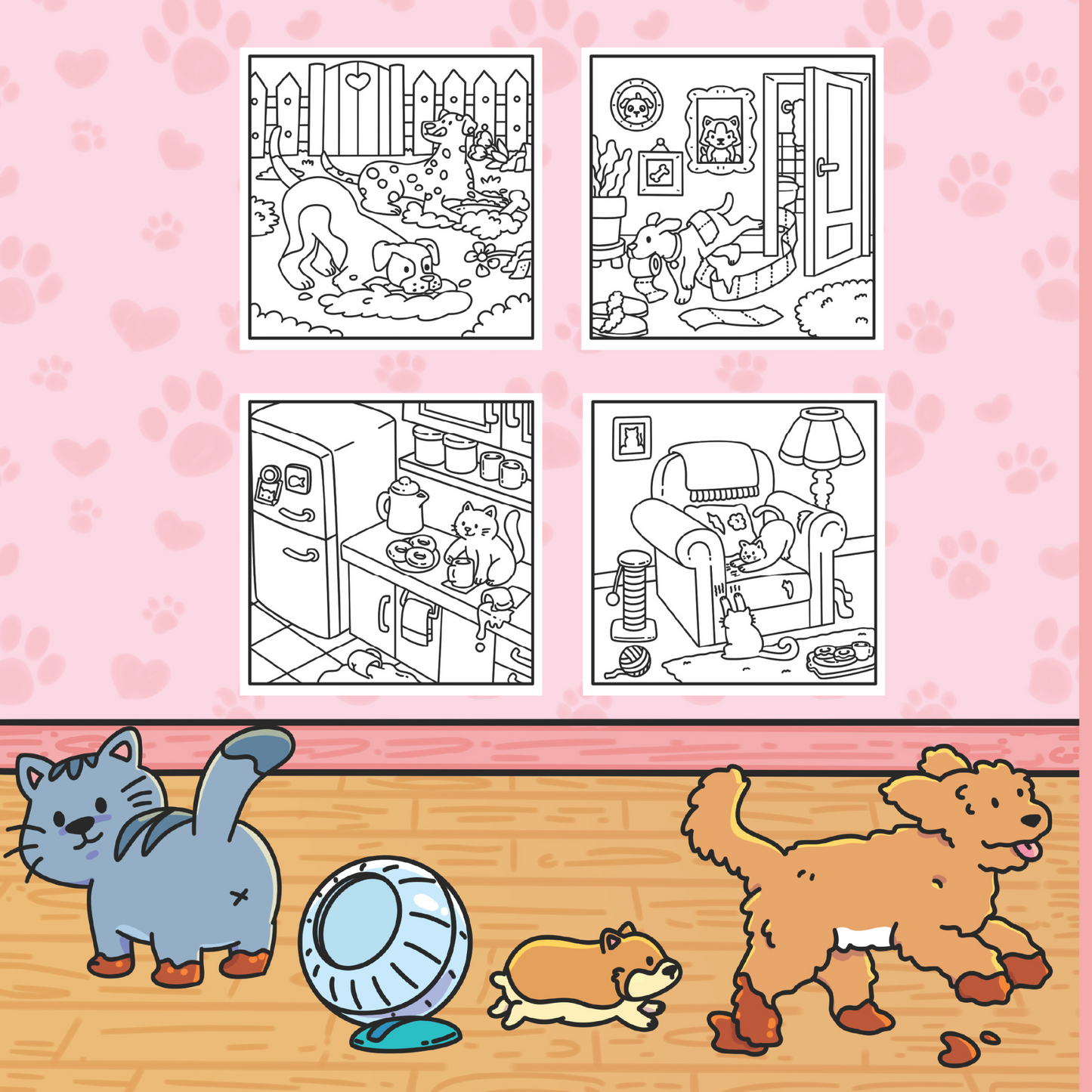 Cozy Chaos Digital PDF Printable
