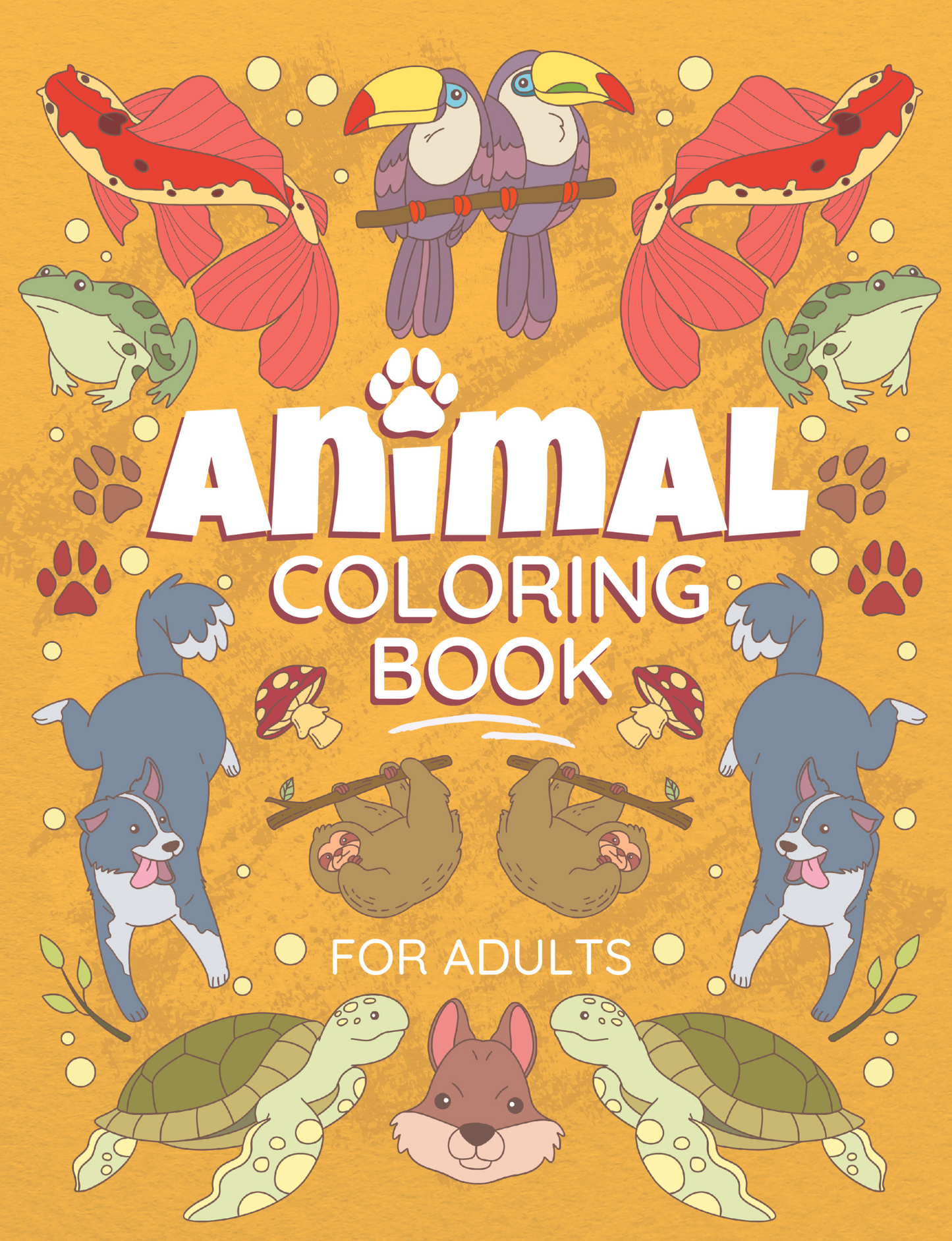 Animal Coloring Book For Adults