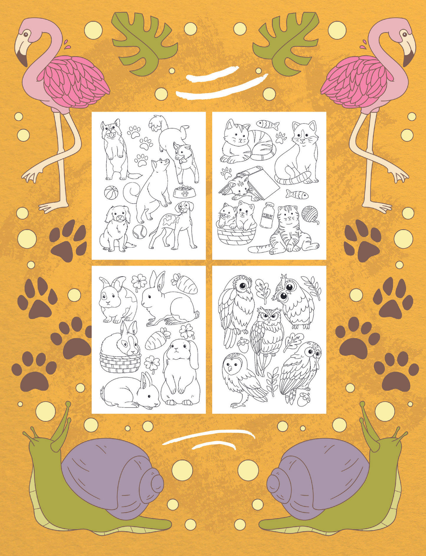 Animal Coloring Book For Adults