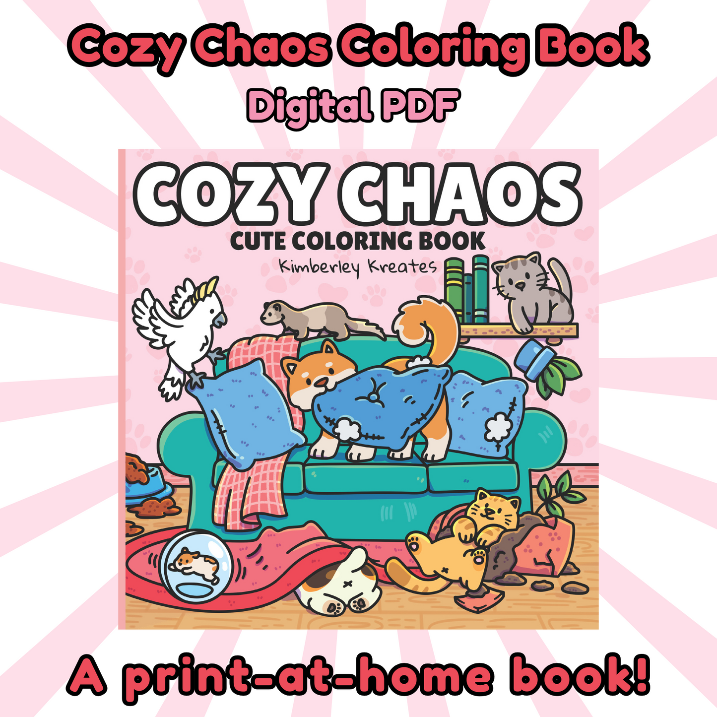 Cozy Chaos Digital PDF Printable
