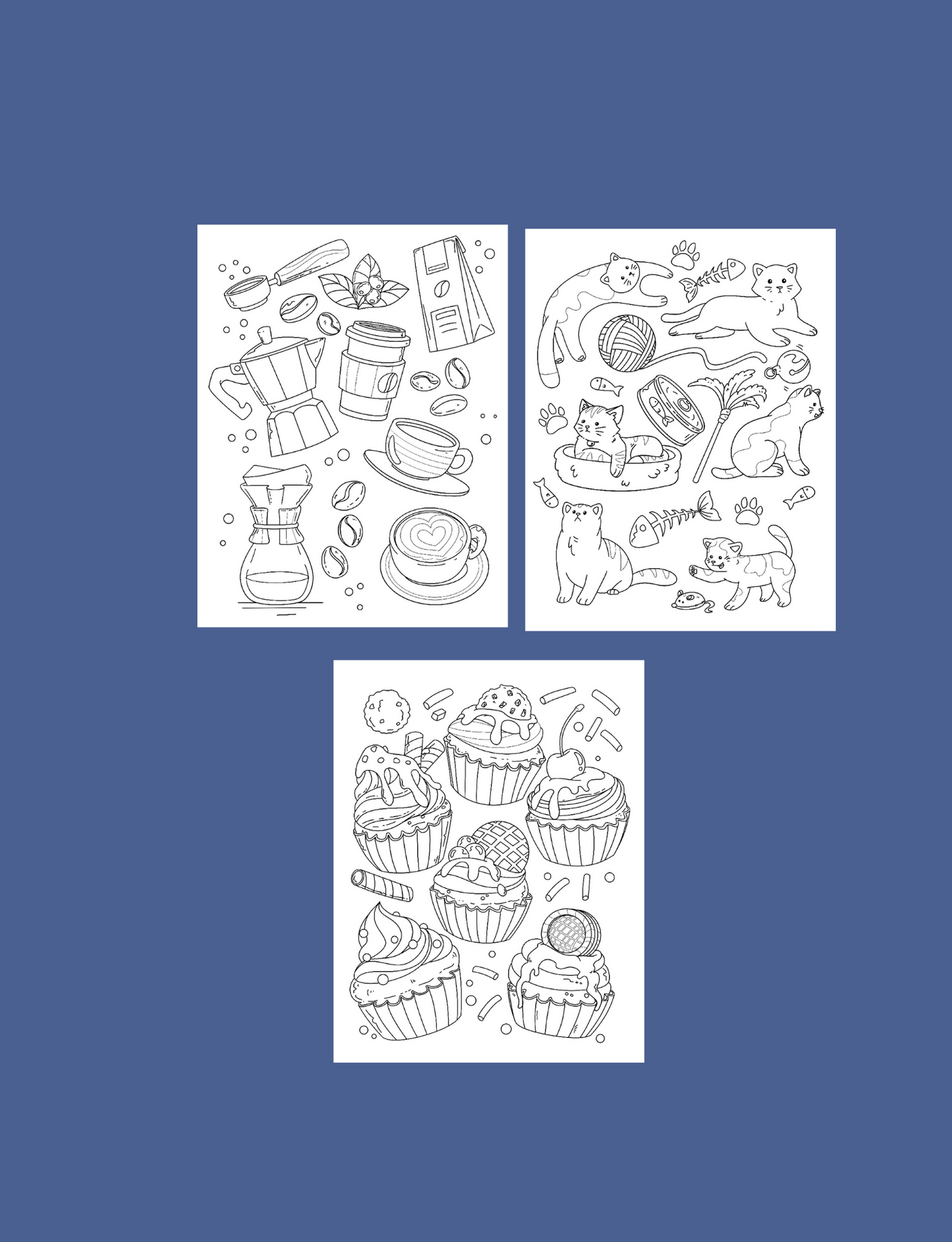 Simple Coloring Book For Adults