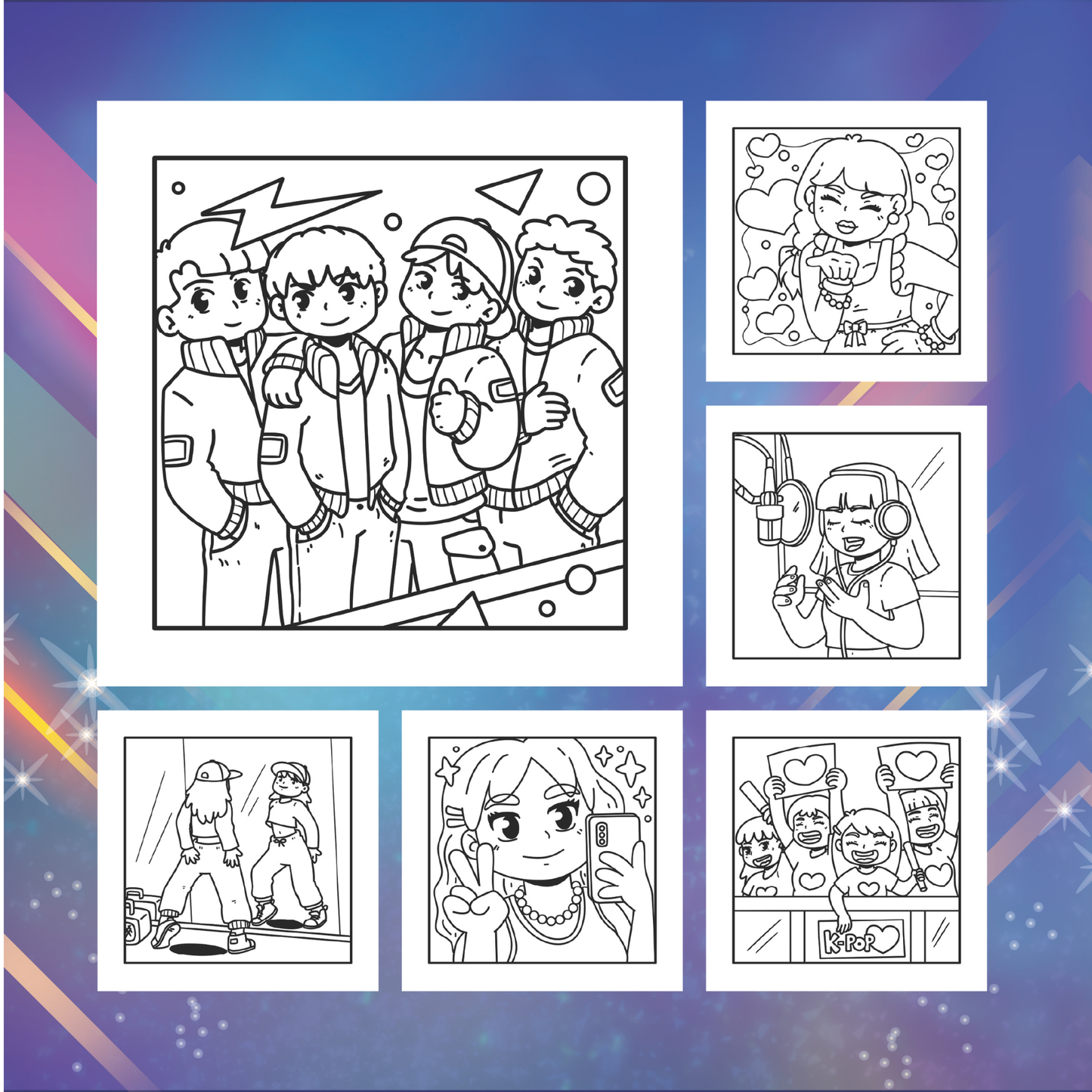 KPop Coloring Book