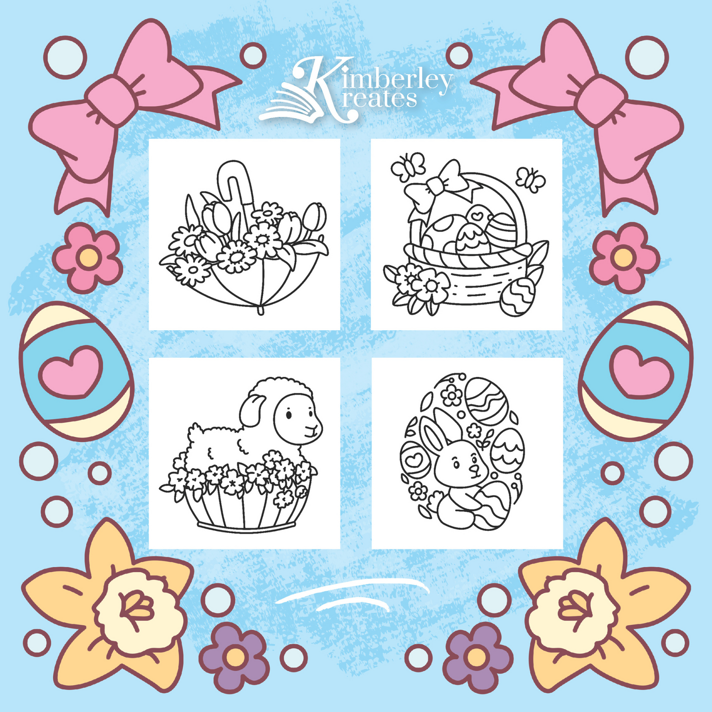 Simply Spring: Coloring Book For Adults & Teens