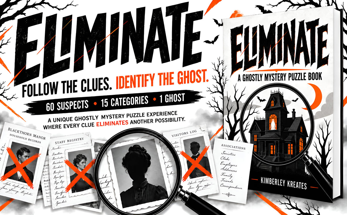 Eliminate Volume 3 - A Ghostly Mystery Puzzle Book