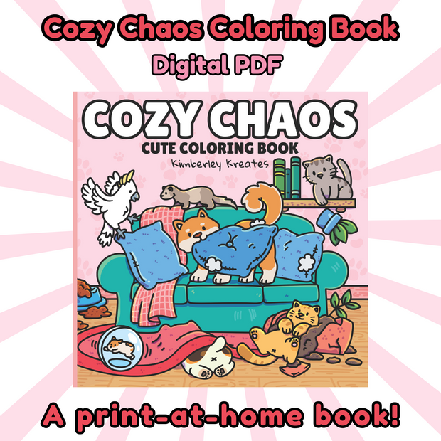 Cozy Chaos Digital PDF Printable