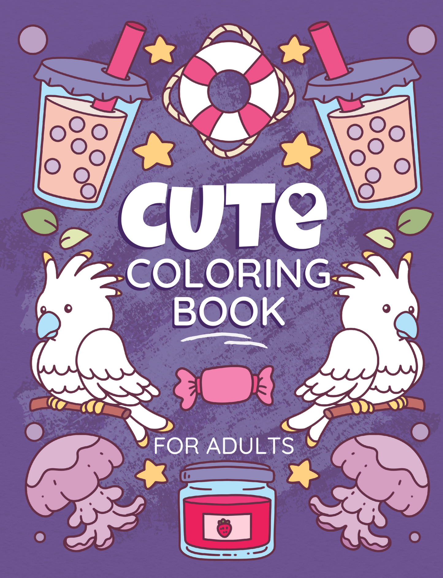 Cute Coloring Book For Adults